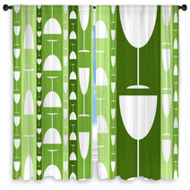 Wine Concept Window Curtains 45701072