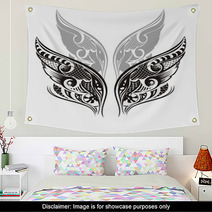 Wings. Tattoo Design Wall Art 36591720