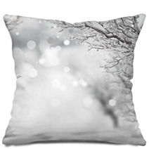 Winter Background Pillows 58127148