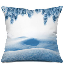 Winter Background Pillows 72158249