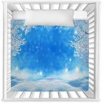Winter  Christmas Background Nursery Decor 72998142