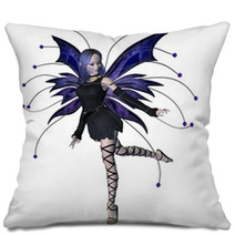 Winter Goth Fairy  3 Pillows 6165641