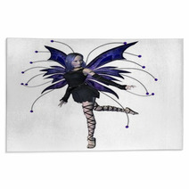 Winter Goth Fairy  3 Rugs 6165641