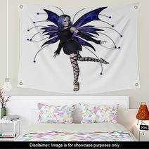 Winter Goth Fairy  3 Wall Art 6165641