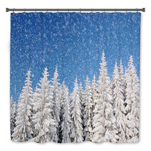 Winter Landscape In Mountains Bath Decor 26902068