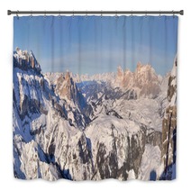 Winter Mountains In Italian Alps Bath Decor 65954770