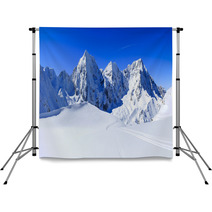 Winter Mountains, Panorama - Italian Alps Backdrops 70239829