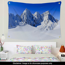 Winter Mountains, Panorama - Italian Alps Wall Art 70239829