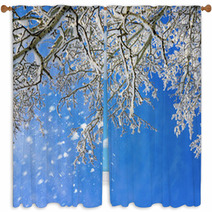Winter Scenery Window Curtains 57052481