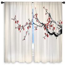Winter Sweet Window Curtains 53538645