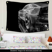 Wire Car Wall Art 62453399
