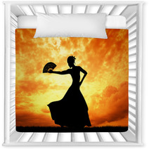 Woman Dancing Flamenco Nursery Decor 54656105