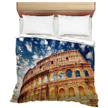 Wonderful View Of Colosseum In All Its Magnificience - Autumn Su Bedding 48144301