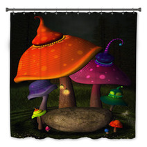 Wonderland Series - Wonderland Mushrooms Bath Decor 58027457
