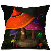 Wonderland Series - Wonderland Mushrooms Pillows 58027457