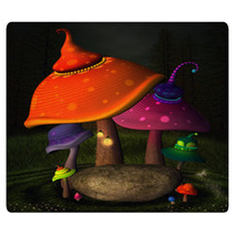 Wonderland Series - Wonderland Mushrooms Rugs 58027457