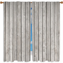 Wood Planks Background Window Curtains 64169101