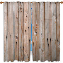 Wood Texture Window Curtains 64434595