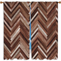 Wood Texture Wooden Brown Pattern Window Curtains 138901632