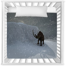 Woolly Ice Age Mammoth In Blizzard Nursery Decor 34080339