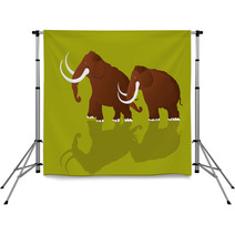 Woolly Mammoths Backdrops 46816942