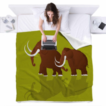 Woolly Mammoths Blankets 46816942