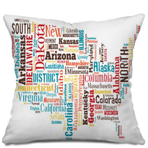 Wordcloud Of America Pillows 81059306