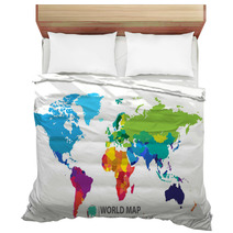 World Map Bedding 74491770