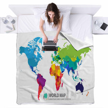 World Map Blankets 74491770