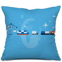World Transportation Concept Pillows 65368783