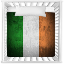 Worn Out Textured Irish Flag Nursery Decor 9050052