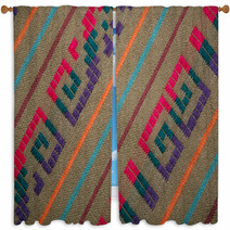Woven Guatemalan Fabric Window Curtains 10260031