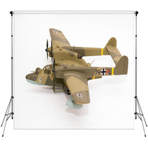 Wwii Model Kit Plane Backdrops 99003446