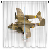 Wwii Model Kit Plane Window Curtains 99003446