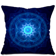 Xmas Ice Mandala Pillows 67487794