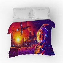 Year 2230 Human Colonization Bedding 282361622