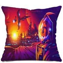 Year 2230 Human Colonization Pillows 282361622