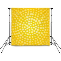 Yellow Background With Small Polka Dots Backdrops 65467378