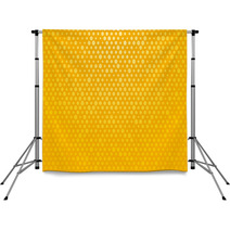 Yellow Background With Small Polka Dots Backdrops 68840007