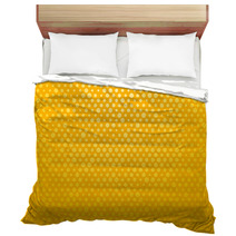 Yellow Background With Small Polka Dots Bedding 68840007