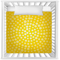 Yellow Background With Small Polka Dots Nursery Decor 65467378