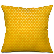 Yellow Background With Small Polka Dots Pillows 68840007