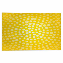 Yellow Background With Small Polka Dots Rugs 65467378