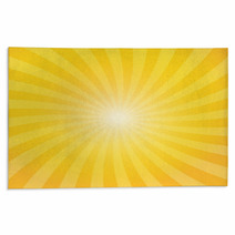 Yellow Color Burst Background Rugs 71740845