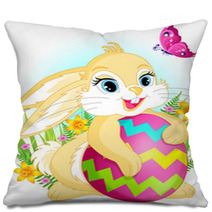 Yellow Easter Rabbit Pillows 21390060