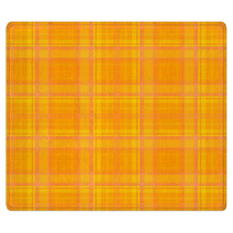 Yellow Orange Plaid Rugs 67599165