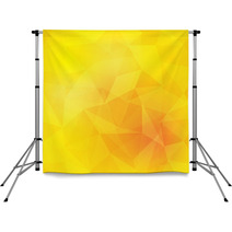 Yellow Polygon Geometric Abstract Background Backdrops 68626808