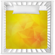 Yellow Polygon Geometric Abstract Background Nursery Decor 68626808