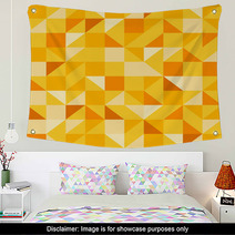 Yellow Seamless Pattern Wall Art 52719894