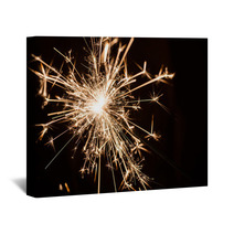 Yellow Sparkler Party Wall Art 61793729